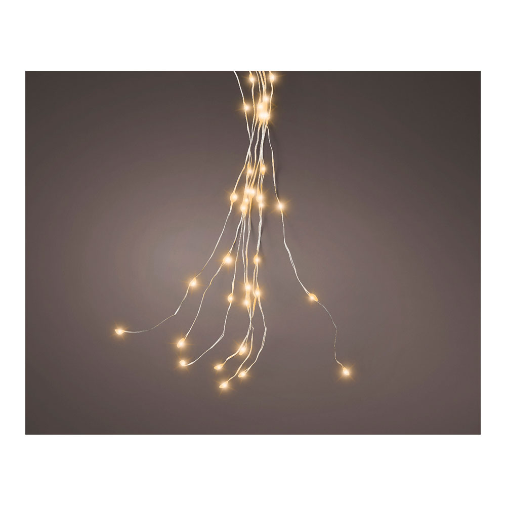 GUIRNALDA MICRO LED 640LEDS LUZ CALIDA FIJA 6,90m