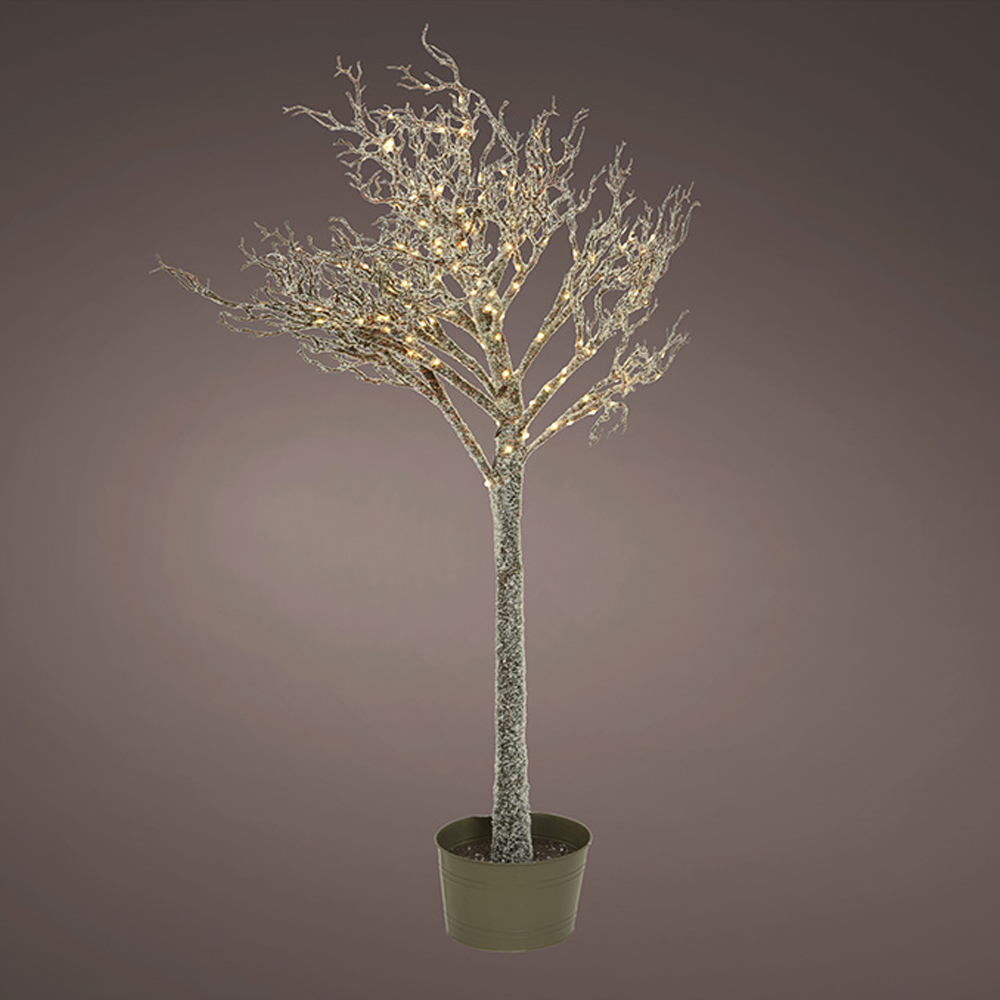 ARBOL LED MODELO RUSTICO CON MACETA IP44 150cm