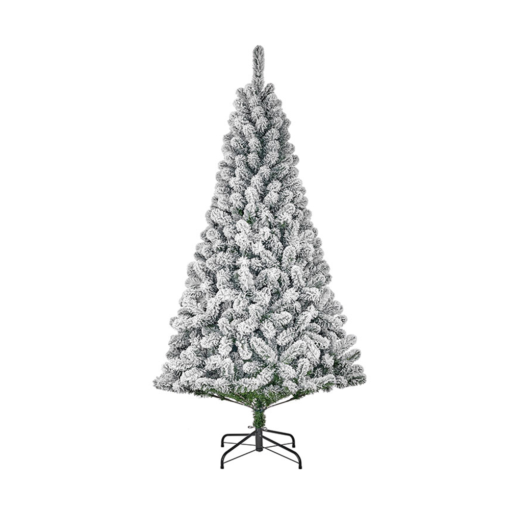 ARBOL DE NAVIDAD EFECTO ESCARCHA CON 398 RAMAS Ø109x185cm
