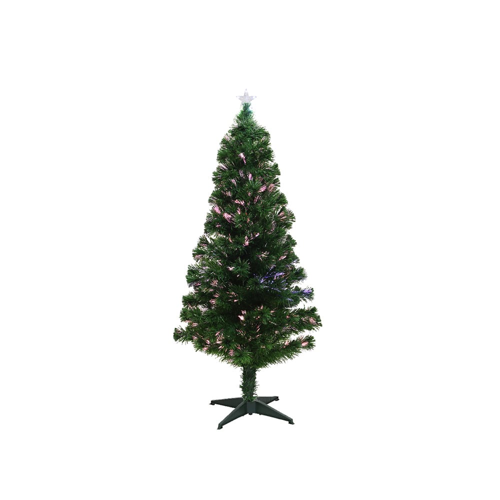 ARBOL DE NAVIDAD FIBRA OPTICA 120cm 20 LEDS