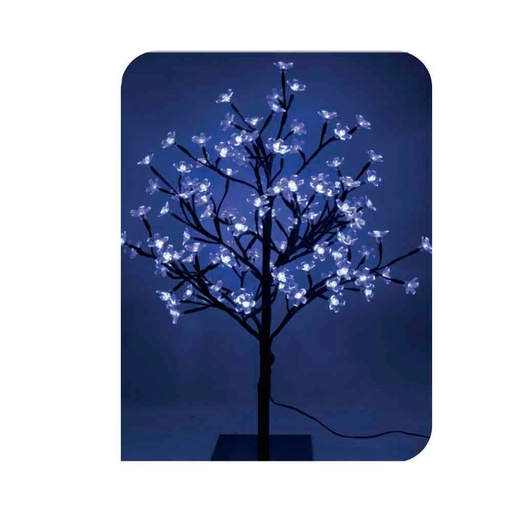 [000002572] ARBOL 3D SAKURA TRONCO RECTO 60cm 120 LEDS AZUL IP44 EDM