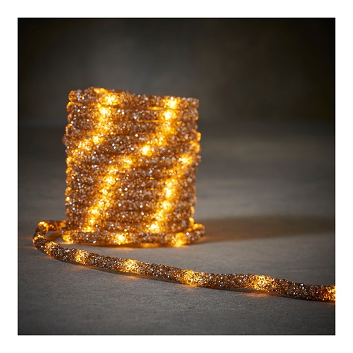 [000002693] ULT. UNIDADES GUIRNALDA TIPO CUERDA CON LED. 8 FUNCIONES IP44 5m