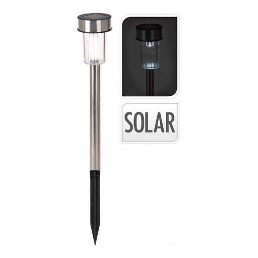 [000002932] S.OF.  ESTACA SOLAR 36CM INOX MOD. CILINDRO EURO/U