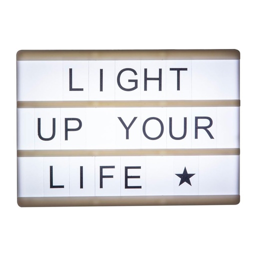 [000002936] ULT. UNIDADES CAJA MENSAJES LUMINOSOS 15X10,5X4CM