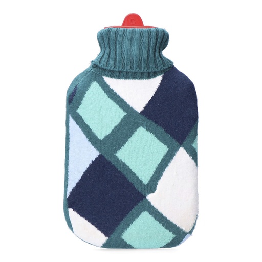 [000003119] BOLSA DE AGUA CALIENTE CUADROS COLORES MARINOS 2 l