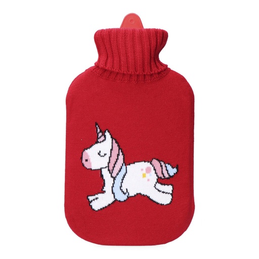 [000003122] BOLSA DE AGUA CALIENTE ROJA UNICORNIO 2 l