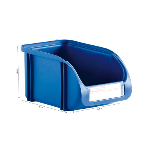 [000003131] CONTENEDOR 16cm COLOR TITANIUM AZUL