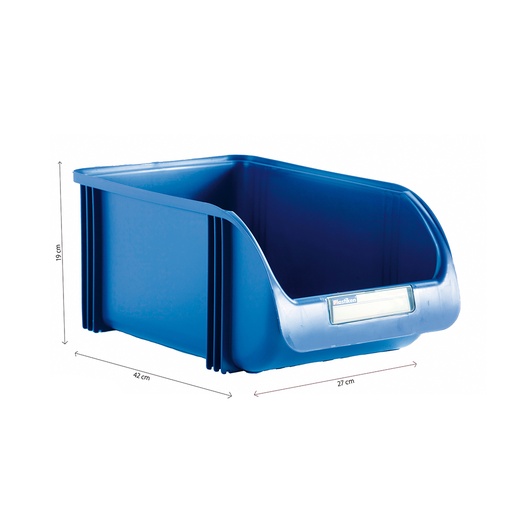 [000003133] CONTENEDOR 27cm COLOR TITANIUM AZUL