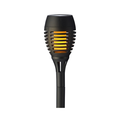 [000003252] SET DE 4 ESTACAS SOLARES EFECTO LLAMA DE FUEGO Ø7,5X27CM