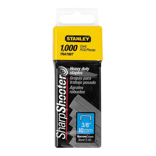 [000003267] CAJA 1000 GRAPAS TIPO G (4/11/140) 10mm 1-TRA706T STANLEY