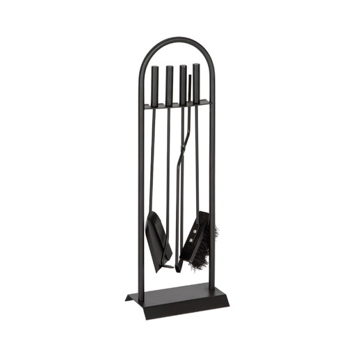 [000003271] KIT DE CHIMENEA NEGRO 4 PIEZAS - EDM
