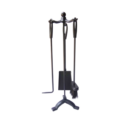 [000003272] KIT DE CHIMENEA NEGRO 3 PIEZAS - EDM