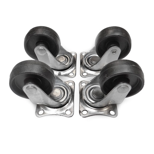 [000003283] SET 4 RUEDAS 32mm NEGRAS