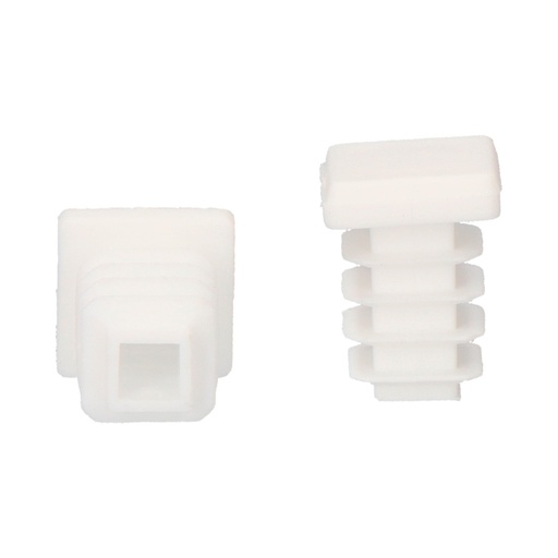 [000003313] CONTERA INTERIOR CUADRADA CON ALETA 14x14mm BLANCA