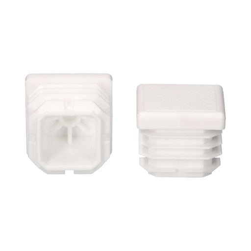 [000003319] CONTERA INTERIOR CUADRADA CON ALETA 20x20mm BLANCA