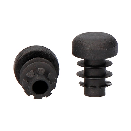 [000003338] CONTERA REDONDA PARA INTERIOR Ø18mm NEGRA