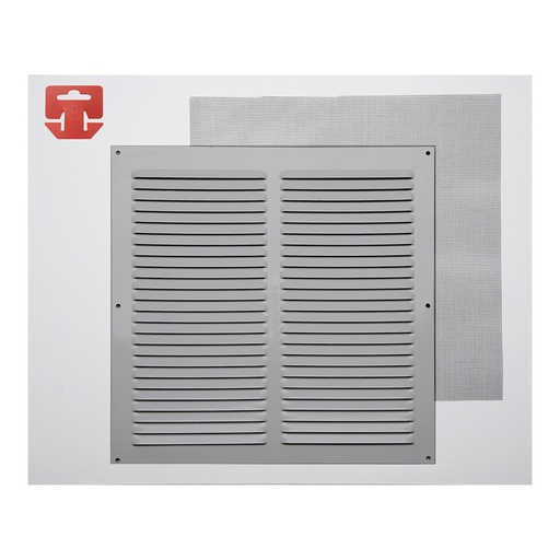 [000003375] REJILLA CON MOSQUITERA. ALUMINIO 0.6 NATURAL 300x300mm (G)