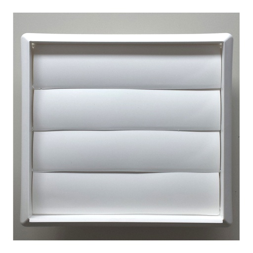 [000003397] REJILLA PVC EMPOTRAR TUBO Ø120mm o 16,5x18,5cm CON LAMAS MOVILES (G)