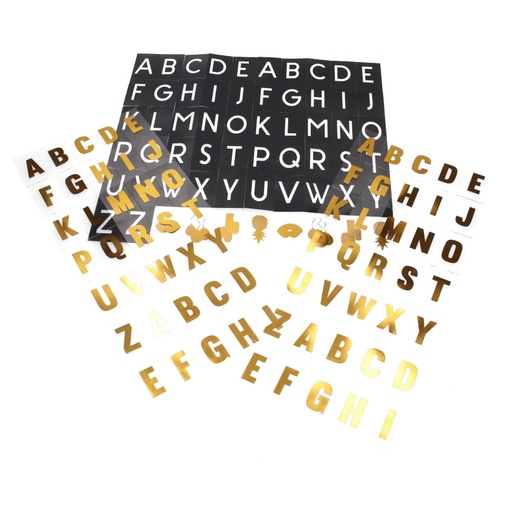 [000003422] PACK 100 UD LETRAS PARA CAJA DE MENSAJES MODELOS SURTIDOS