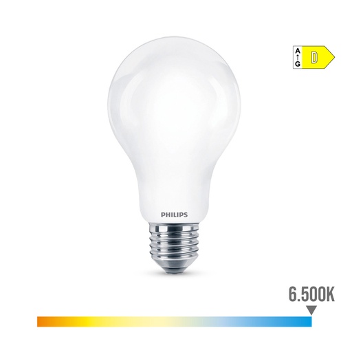 [000003445] BOMBILLA STANDARD LED E27 13W 2000lm 6500K LUZ FRIA Ø7x12,1cm. PHILIPS