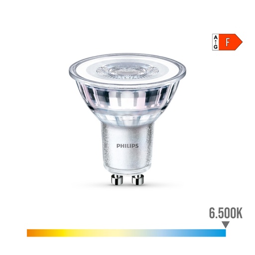[000003464] BOMBILLA GU10 LED 4,6W 390lm 6500K LUZ FRIA Ø5x5,4cm PHILIPS