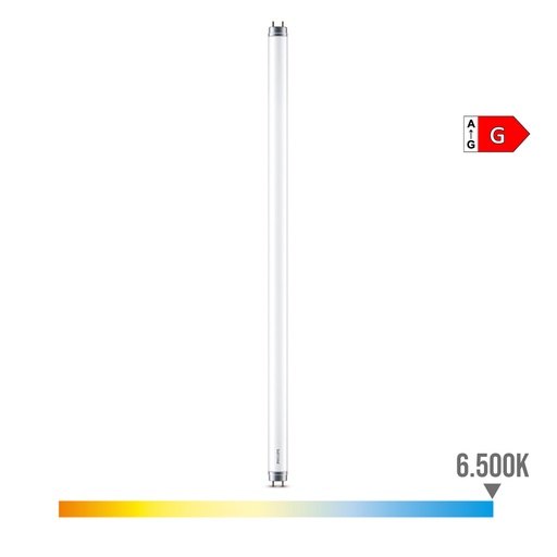 [000003466] TUBO DE LED T8 16W 1600lm G13 6500K LUZ FRIA Ø2,78x121,25cm PHILIPS