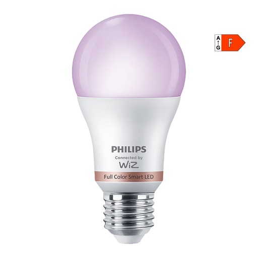 [000003478] BOMBILLA LED STANDARD E27 8W  FULL COLORS WIFI WIZ PHILIPS