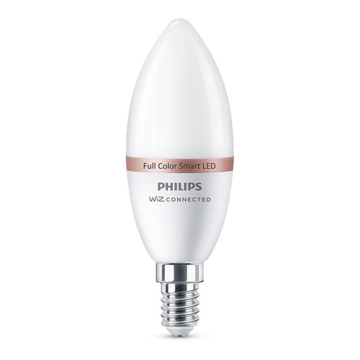 [000003485] BOMBILLA LED VELA E14 4,9W 2.700K-6.500K 470LM WIFI PHILIPS WIZ