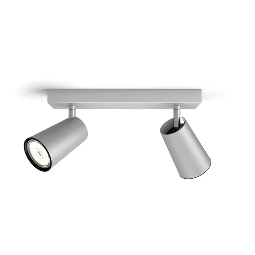 [000003515] REGLETA 2 ELEMENTOS MOD. PAISLEY GU10 24x11,8x9,2cm. PHILIPS