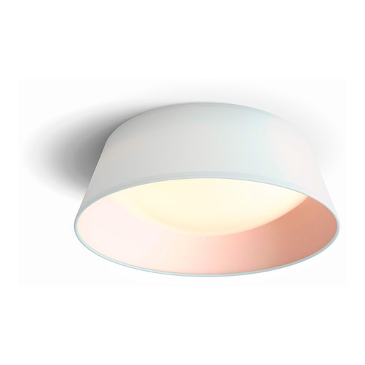 [000003530] PLAFÓN INTERIOR DE LED 14W 1100lm 3000K MOD. DAWN LUZ CALIDA. COLOR BLANCO Ø34x12cm PHILIPS