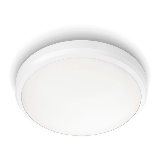 [000003534] PLAFÓN INTERIOR DE LED 6W 640lm 4000K LUZ DIA. COLOR BLANCO (ESPECIAL BAÑO) Ø22x7cm PHILIPS