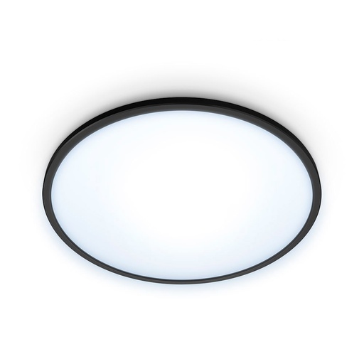 [000003543] PLAFON LED WIZ 16W 1500lm Ø292mm MARCO NEGRO PHILIPS