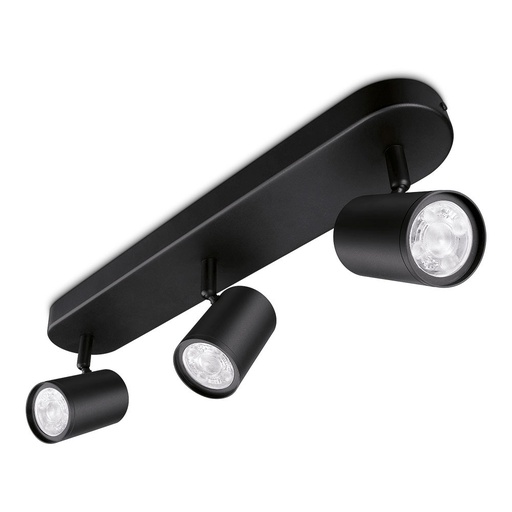 [000003549] REGLETA LED 3 ELEMENTOS  WIZ 3X5W RGB 1035 LM COLOR NEGRO