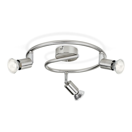 [000003553] PLAFON CIRCULAR 3 ELEMENTOS MOD. LIMBALI GU10 Ø32x13cm PHILIPS