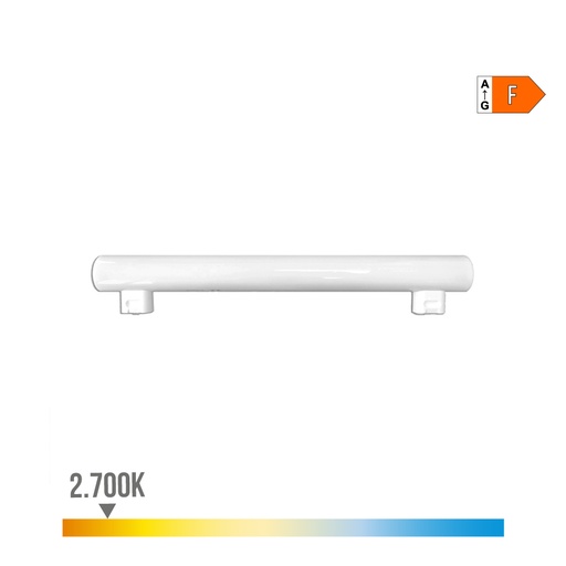 [000003616] LINESTRA LED 2 CASQUILLOS S14S 7W 500lm 2700K LUZ CALIDA Ø3x30cm EDM