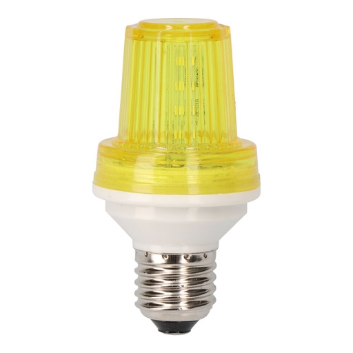 [000003622] BOMBILLA FLASH E27 1W COLOR AMARILLO EDM