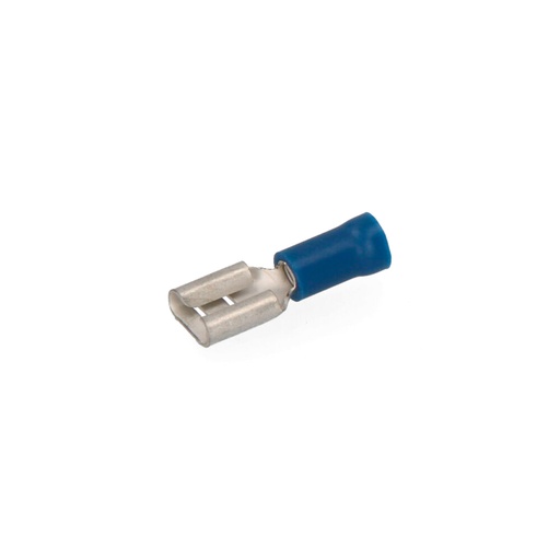 [000003640] TERMINAL FASTON PREAISLADO HEMBRA 6,3mm (BOLSA 100 unid.)