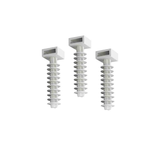 [000003646] PACK 100 unid. TACO BLANCO N°8 PARA BRIDA
