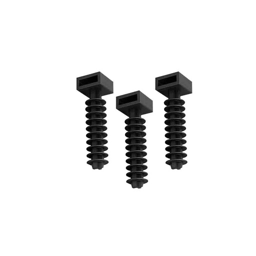 [000003647] PACK 100 unid. TACO NEGRO N°8 PARA BRIDA