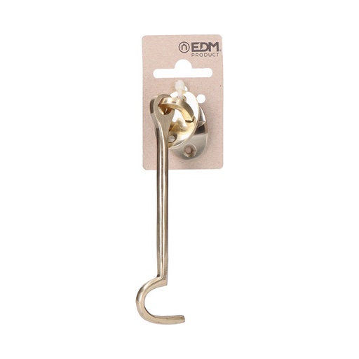 [000003653] ALDABILLA BARCO 125mm LATON PULIDO EN CARTÓN COLGANTE EDM