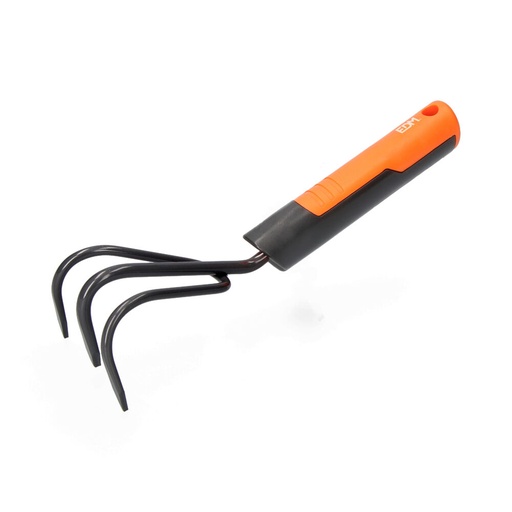 [000003664] CULTIVADOR 3 PUAS DE JARDINERIA 25cm COLOR GRIS/NARANJA EDM