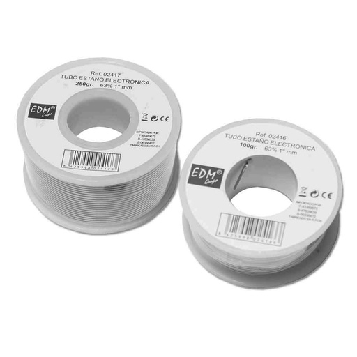 [000003689] CARRETE ESTAÑO 100GR. 63% 1MM