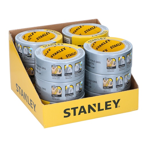 [000003744] CINTA AMERICANA GRIS 20m x 48mm STANLEY