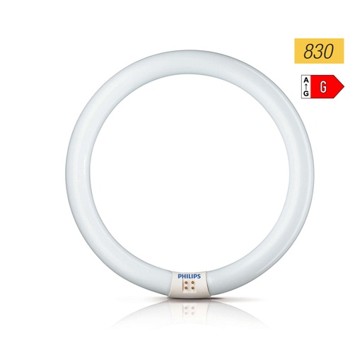 [000003817] TUBO FLUORESCENTE CIRCULAR 40W Ø40cm TRIFOSFORO 830K LUZ CALIDA PHILIPS