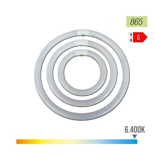 [000003819] TUBO FLUORESCENTE CIRCULAR 40W Ø40cm TRIFOSFORO 865K LUZ FRIA PHILIPS