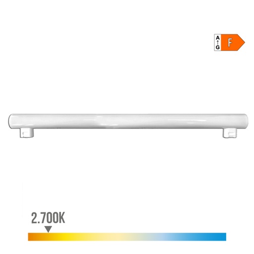 [000003868] LINESTRA LED 2 CASQUILLOS S14S 9W 700lm 2700K LUZ CALIDA Ø3x50cm EDM
