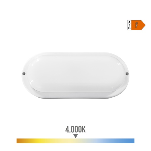 [000003894] APLIQUE OVAL LED 18W 1820lm 4.000K 23x4,5x10,2cm EDM