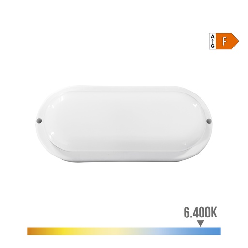 [000003895] APLIQUE OVAL LED 18W 1820lm 6400K 23x4,5x10,2cm EDM