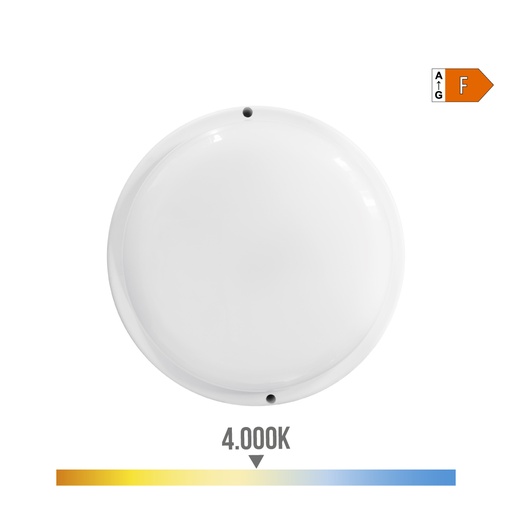[000003896] APLIQUE REDONDO LED 18W 1820lm 4000K Ø20,8x4,8cm EDM