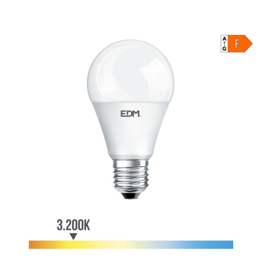 [000003931] BOMBILLA STANDARD LED E27 20W 2100lm 3200K LUZ CALIDA Ø6,5x12,5cm EDM